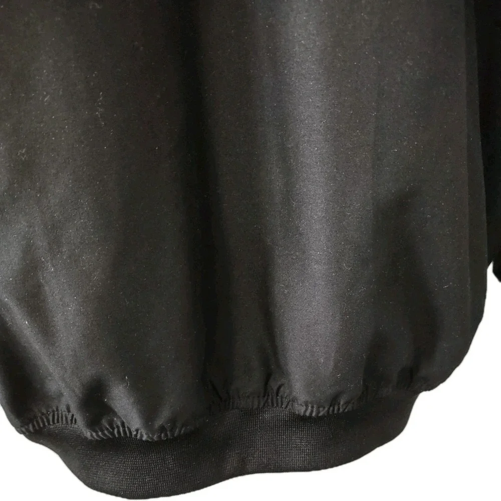 Badger Sport Windbreaker Pullover Large Mens York Logo Black V-Neck Gorp‎ Core
